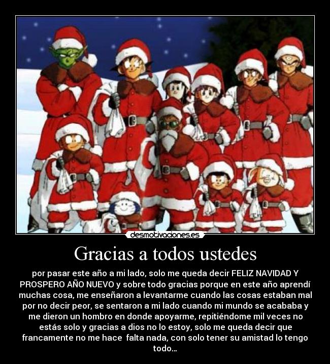 Gracias a todos ustedes -