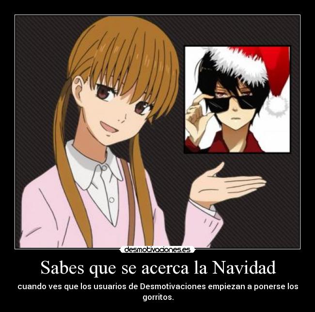 Sabes que se acerca la Navidad -