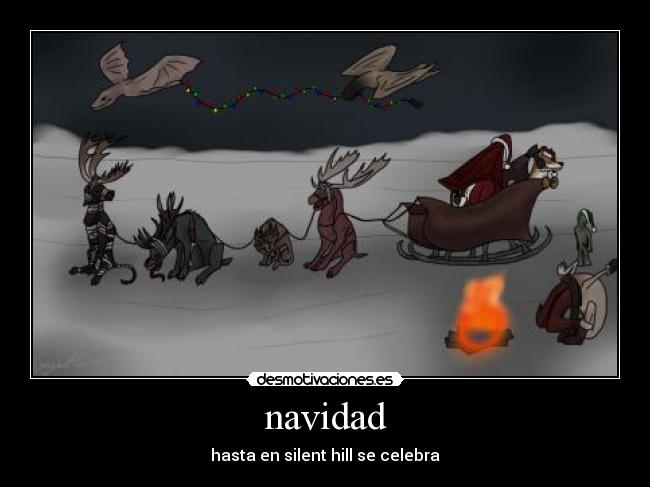 navidad - hasta en silent hill se celebra