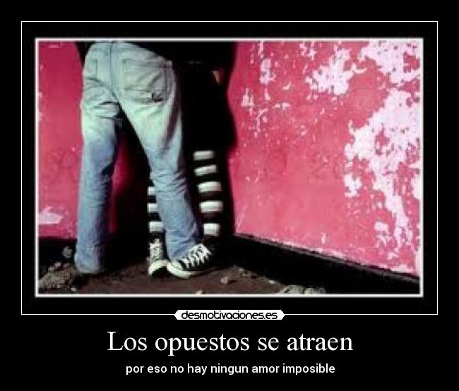 Los opuestos se atraen -