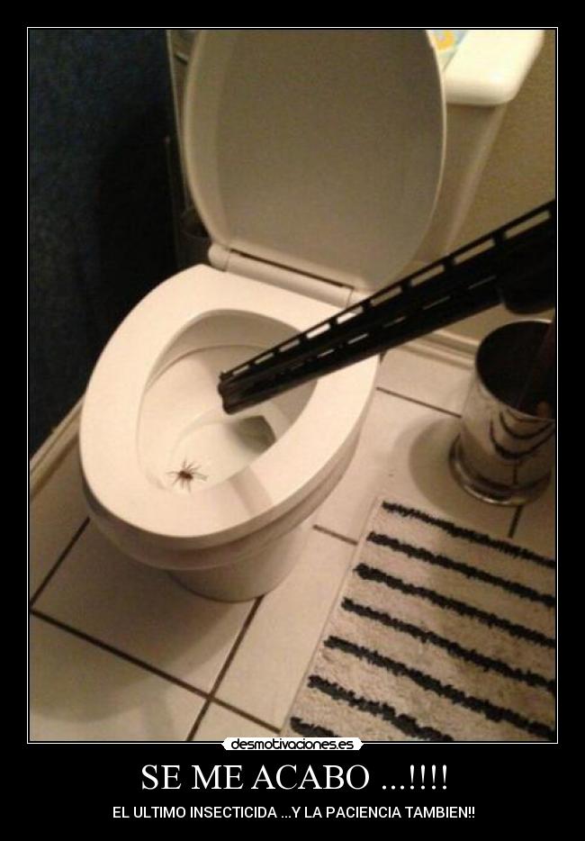 SE ME ACABO ...!!!! - EL ULTIMO INSECTICIDA ...Y LA PACIENCIA TAMBIEN!!