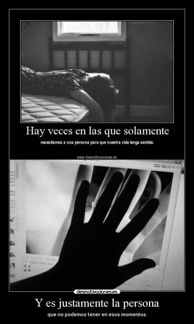 Y es justamente la persona -