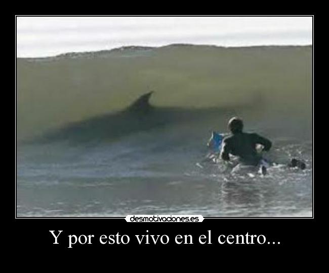 Y por esto vivo en el centro... -