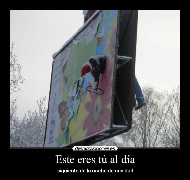 Este eres tú al día - 