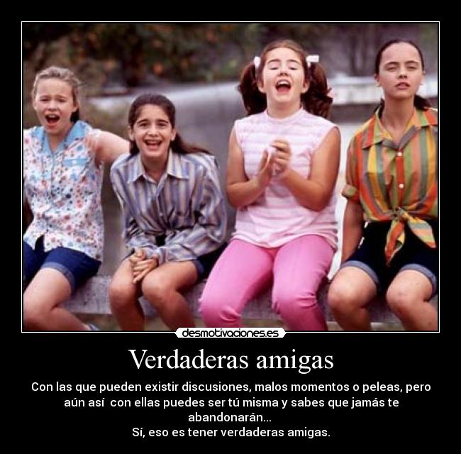 carteles verdaderas amigas desmotivaciones