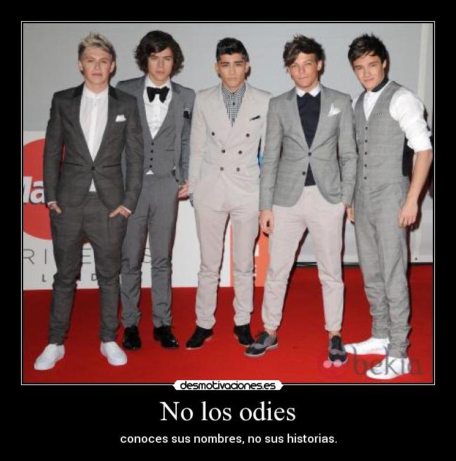 carteles one direction los amo desmotivaciones