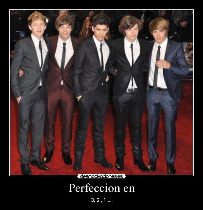 Perfeccion en - 3, 2 , 1 ....