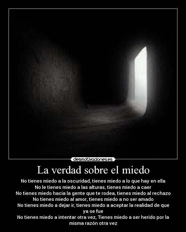 carteles miedo miedo desmotivaciones