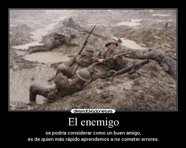 carteles enemigo etiquetas desmotivaciones