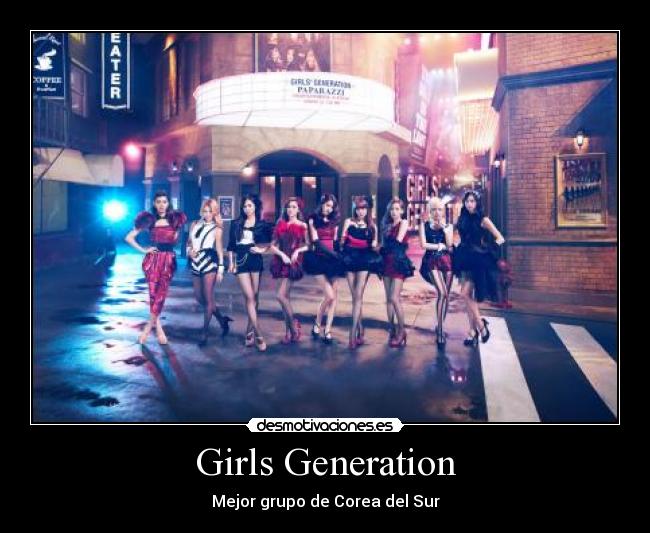 Girls Generation - Mejor grupo de Corea del Sur