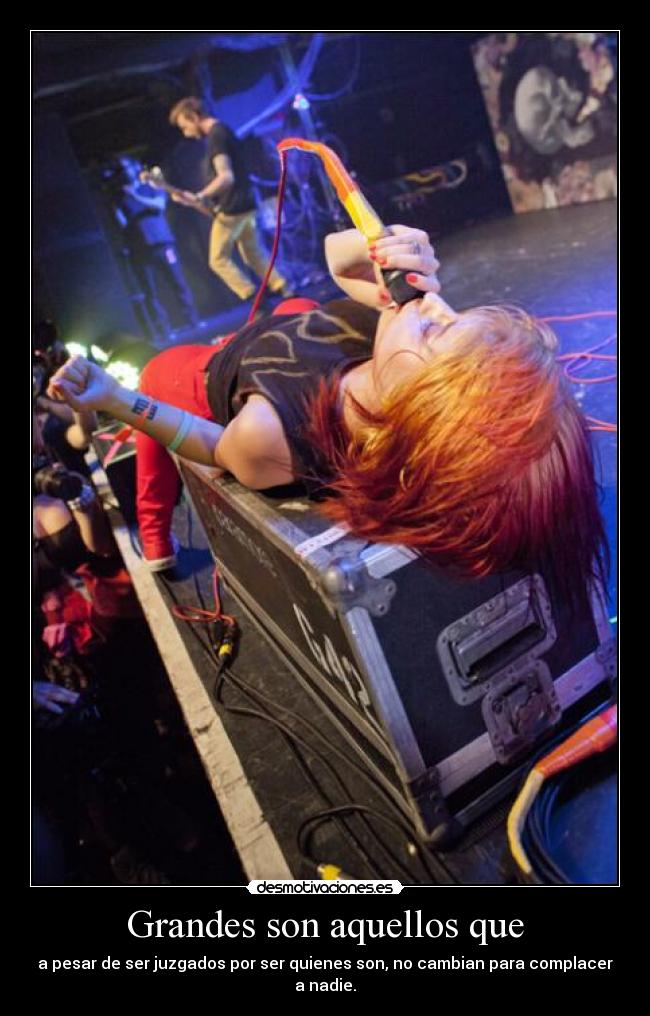 Grandes son aquellos que -