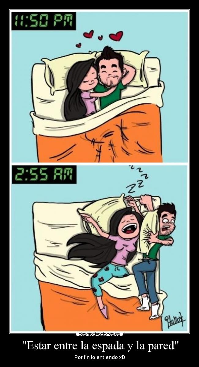 Estar entre la espada y la pared - Por fin lo entiendo xD