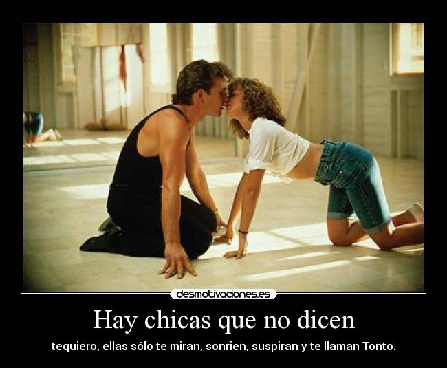 Hay chicas que no dicen -