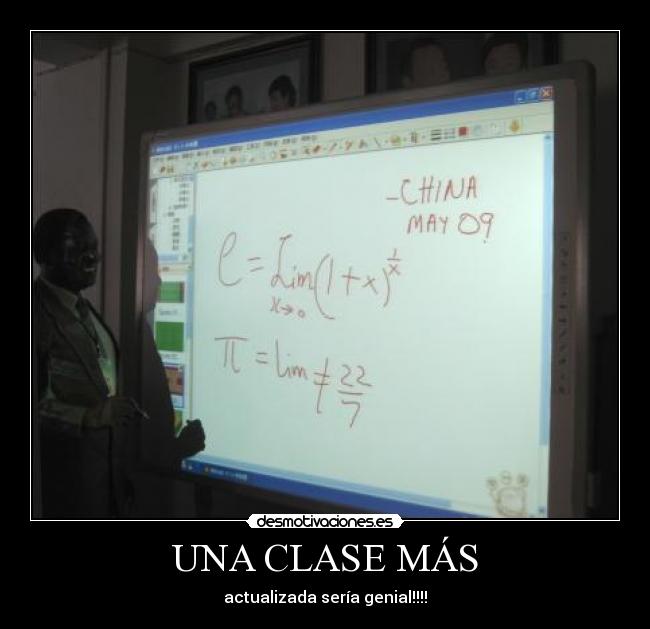 UNA CLASE MÁS - actualizada sería genial!!!!