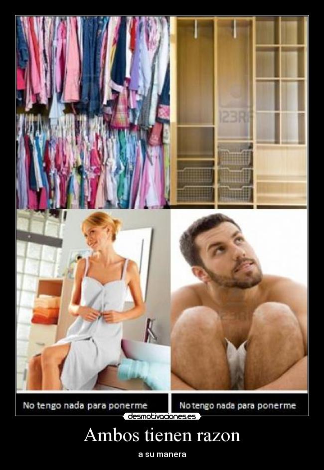 Ambos tienen razon -