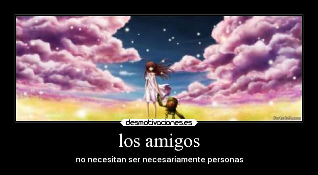 carteles amigos anime clannad amigos personas otaku desmotivaciones