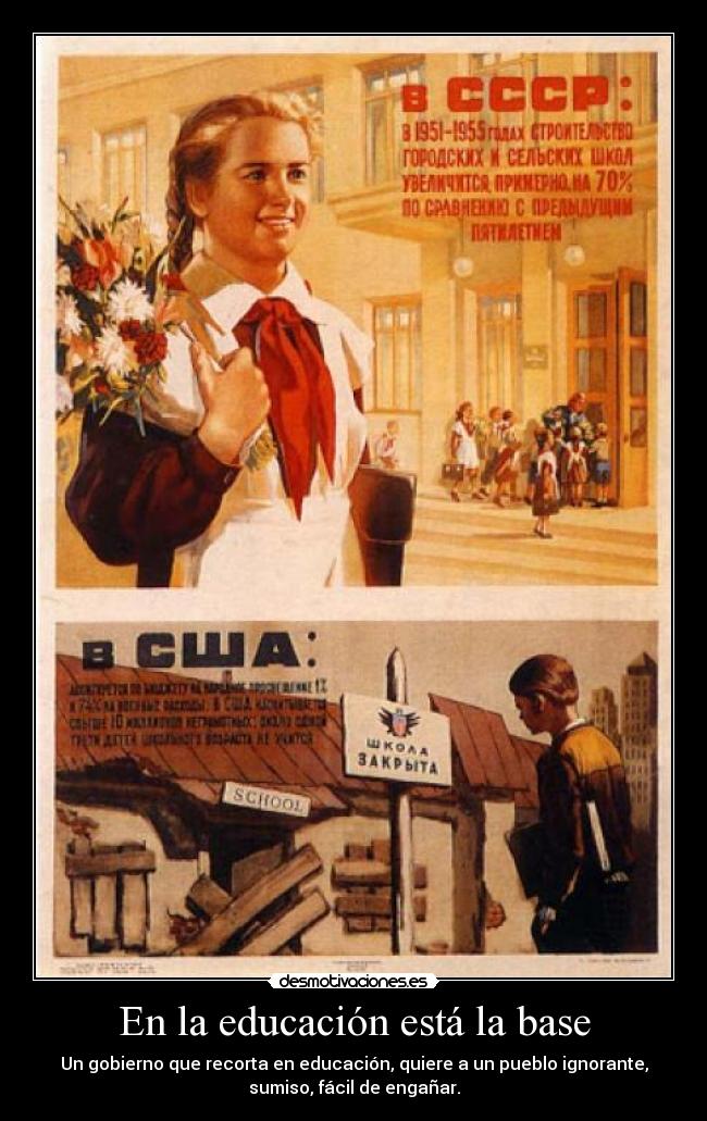 En la educación está la base -