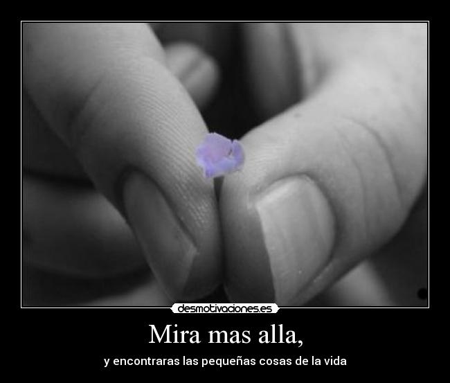 Mira mas alla, - 