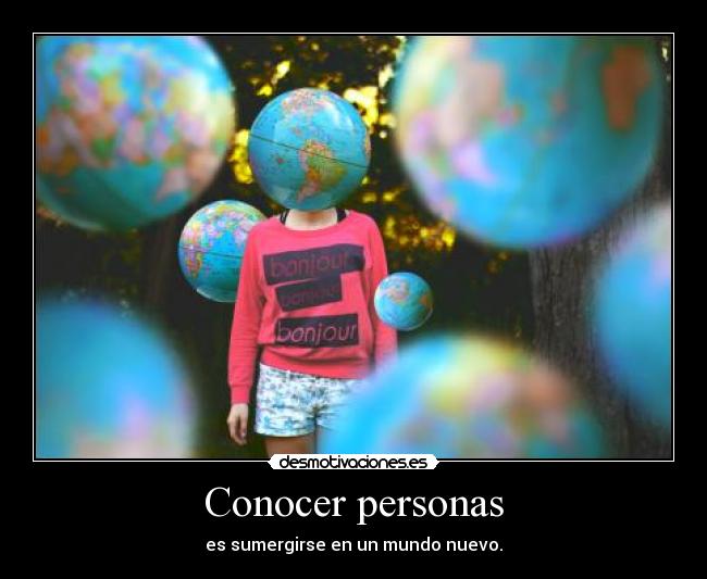 Conocer personas - 