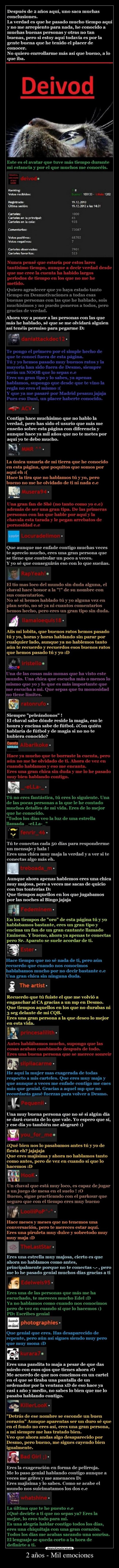 2 años - Mil emociones - 