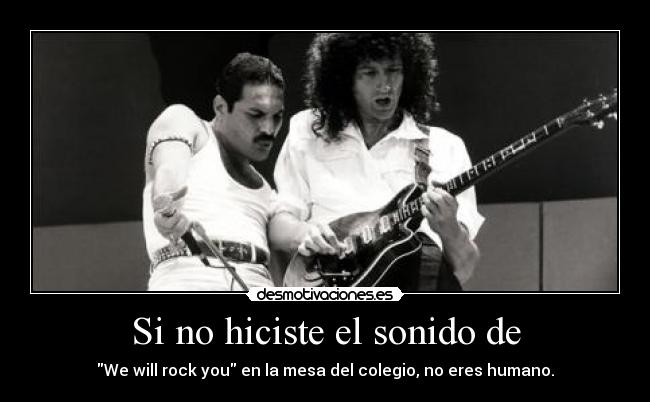 Si no hiciste el sonido de -