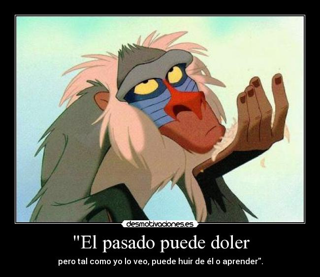 carteles pasado rafiki filososida rey leon lionking tooooodoslocos desmotivaciones