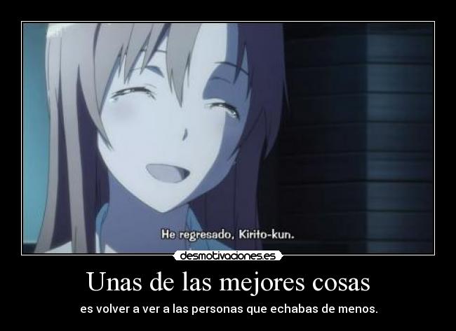 Unas de las mejores cosas -