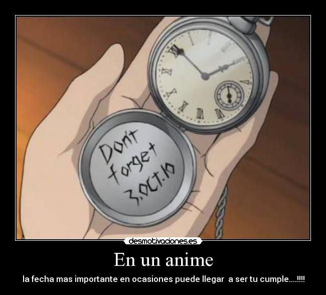 carteles anime anime desmotivaciones