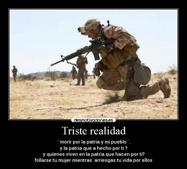Triste realidad -