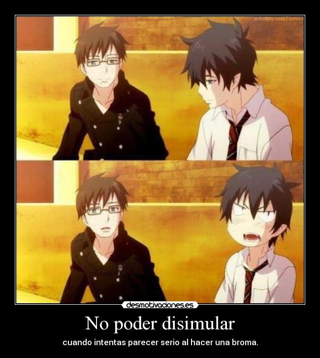 No poder disimular -