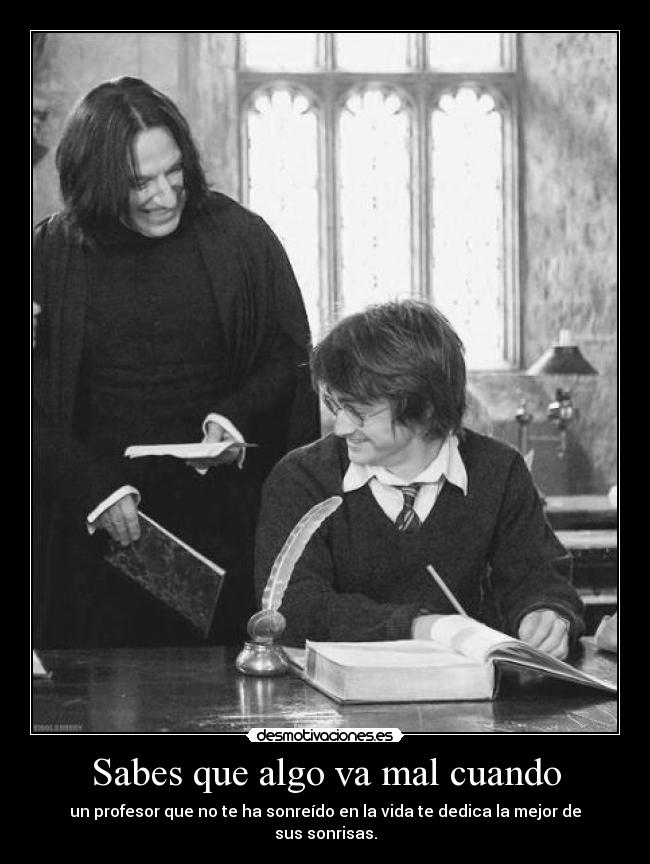 Sabes que algo va mal cuando - 