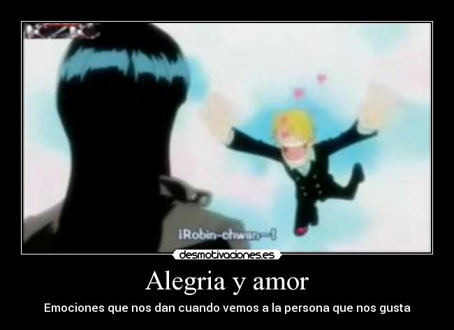 Alegria y amor -