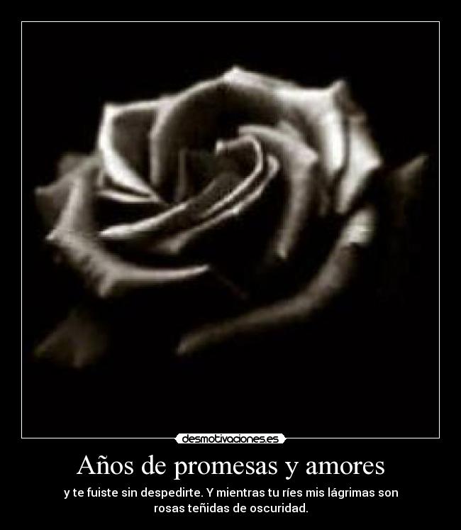 Años de promesas y amores -