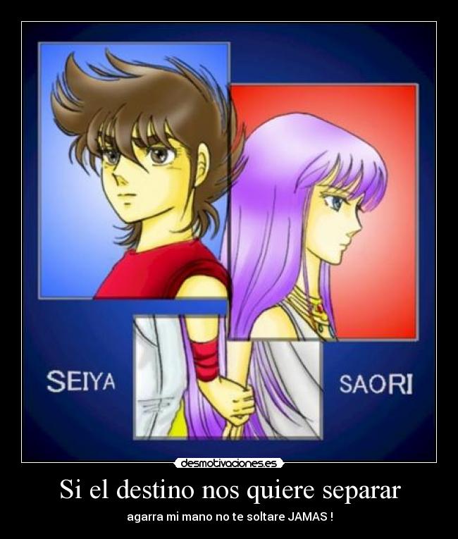 Si el destino nos quiere separar - agarra mi mano no te soltare JAMAS !