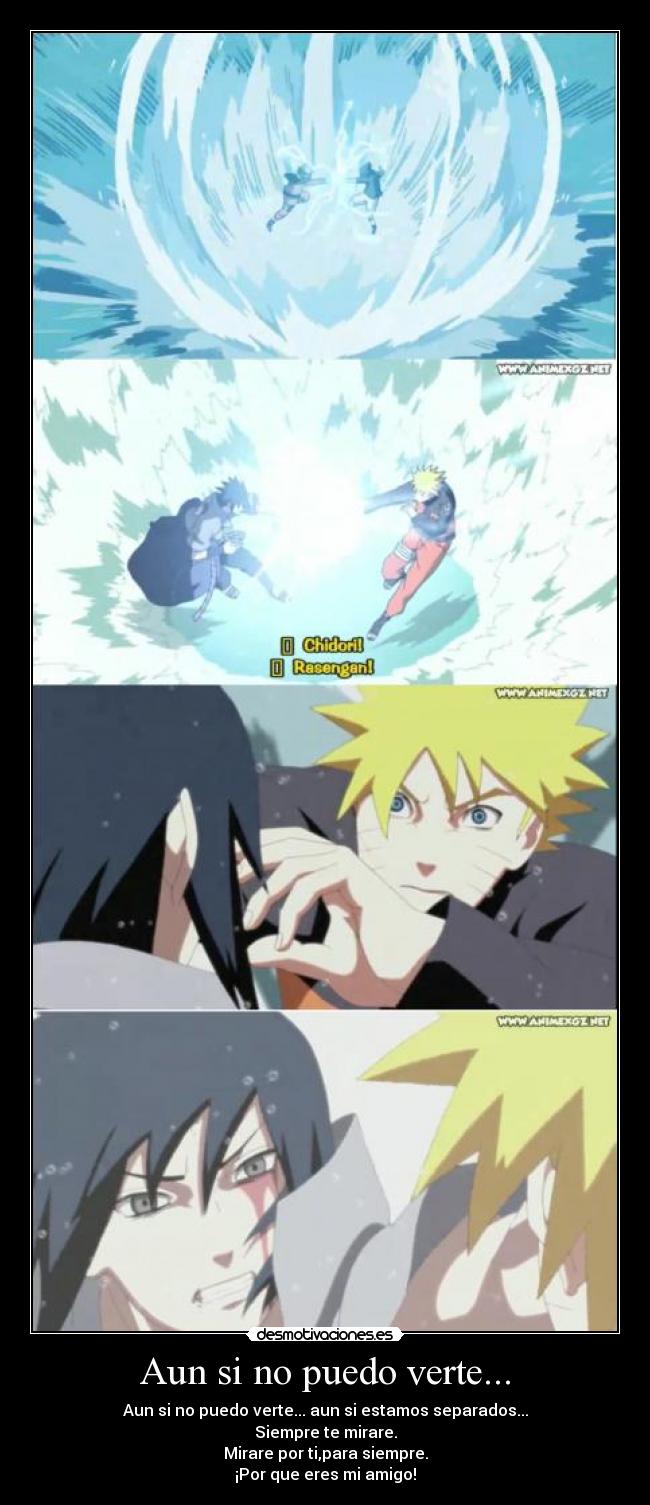 Aun si no puedo verte... - Aun si no puedo verte... aun si estamos separados...
Siempre te mirare.
Mirare por ti,para siempre.
¡Por que eres mi amigo!