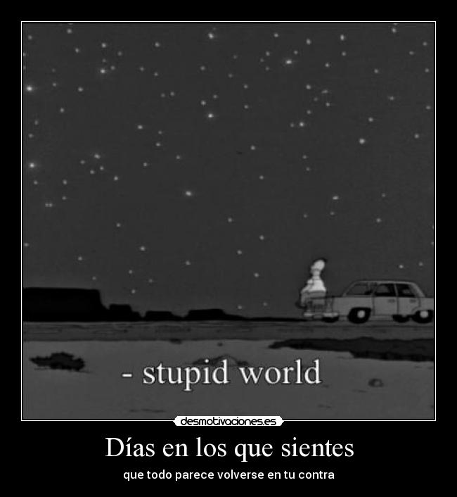 Días en los que sientes - 