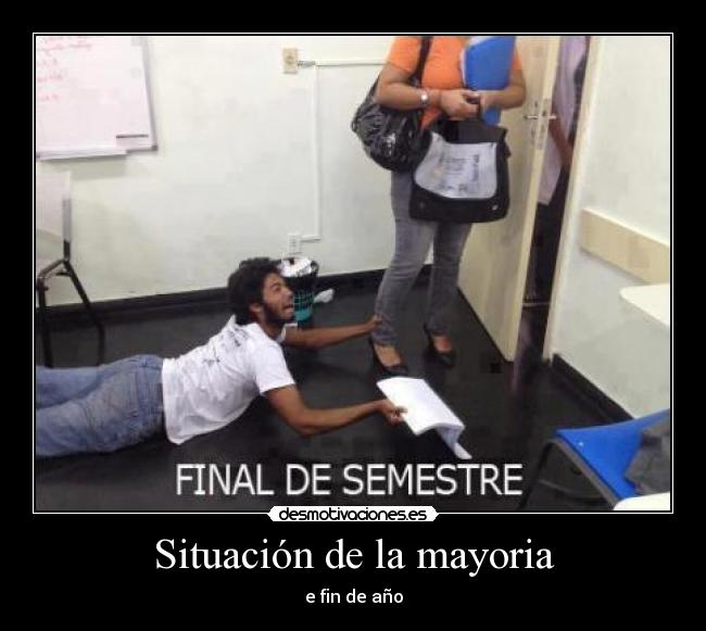 Situación de la mayoria -