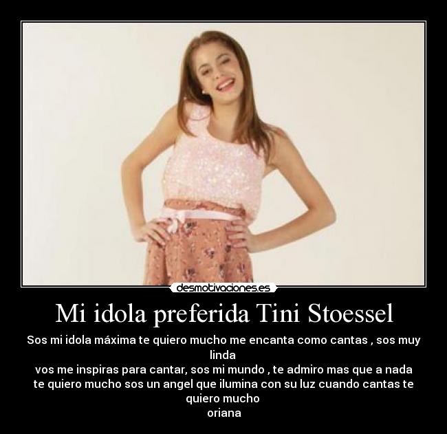 Mi idola preferida Tini Stoessel - 