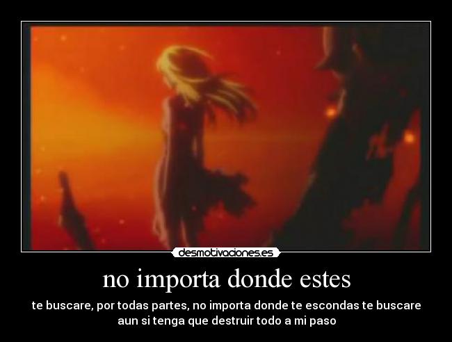 no importa donde estes - 