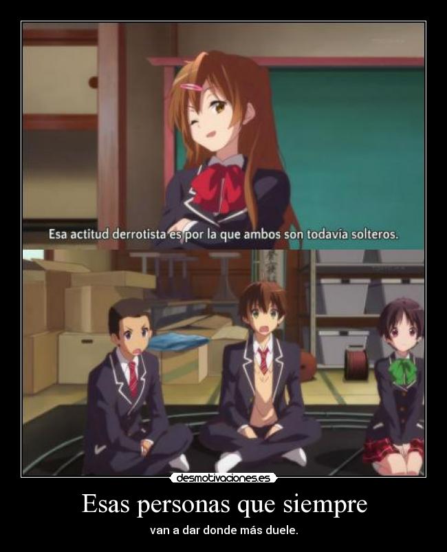 carteles harukaze chuunibyou demo koi shitai anime manga otaku gotian raptorhunters desmotivaciones