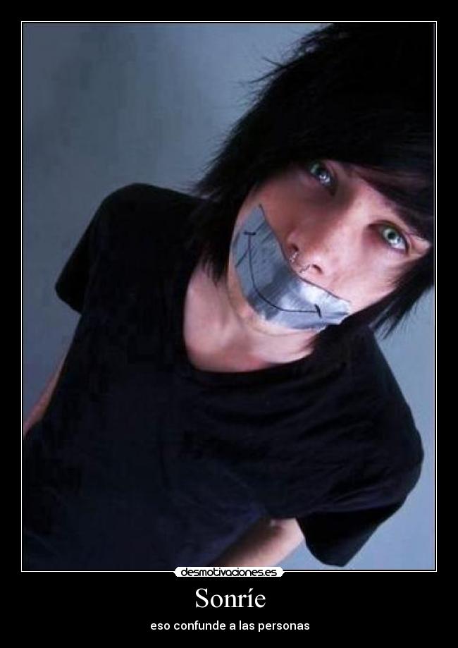 Sonríe - eso confunde a las personas