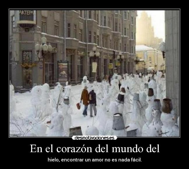 En el corazón del mundo del - hielo, encontrar un amor no es nada fácil.