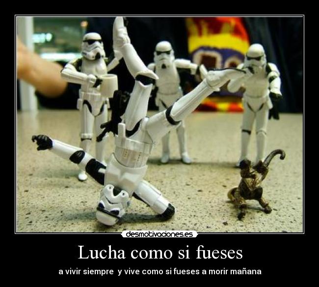 Lucha como si fueses -