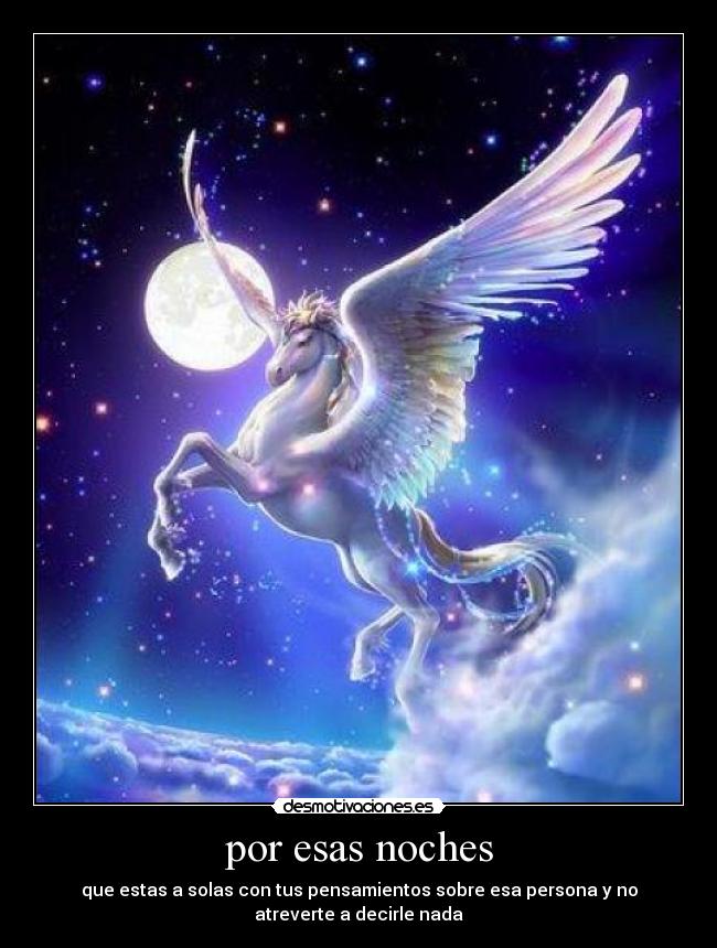 por esas noches -