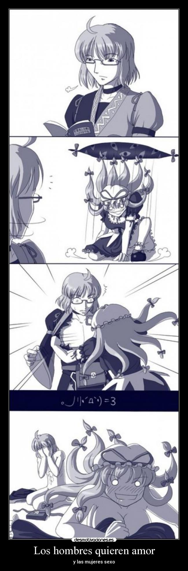 Los hombres quieren amor - y las mujeres sexo