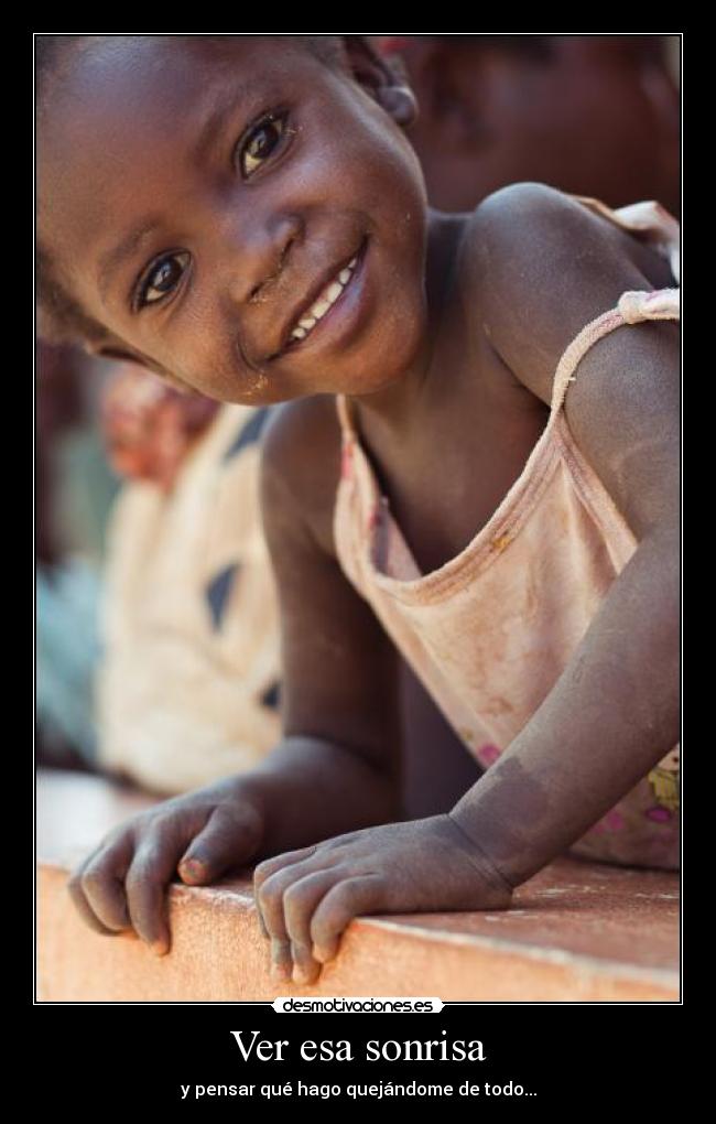 Ver esa sonrisa -