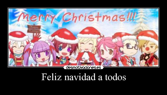 Feliz navidad a todos - 