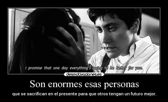Son enormes esas personas -