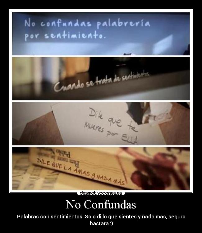 No Confundas -