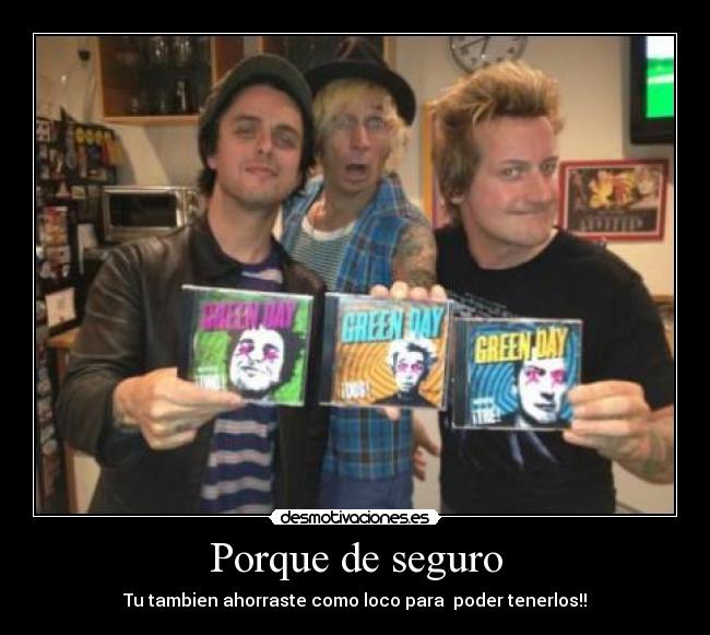 Porque de seguro - Tu tambien ahorraste como loco para  poder tenerlos!!